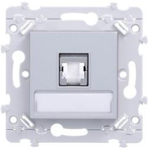 ess. RJ45 Cat.6a STP Gr3TV Tit HAGER WE228T