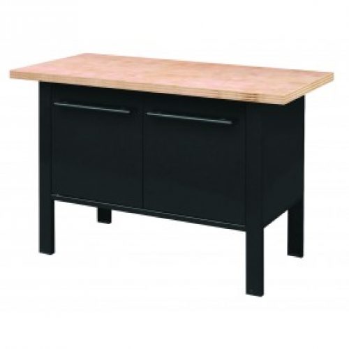 Etabli mécanicien – métal – professionnel – 1,20 m – caisson 2 portes