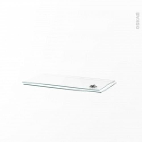 Etagere En Verre N320 Pour Meuble L60 L567X31Cm Ep5Mm Lot De 2 Sokleo