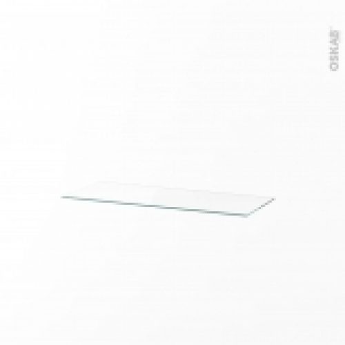 Etagere En Verre Pour Armoire De Rangement L60Xp27 L567 X P23 X Ep 5Mm Hakeo