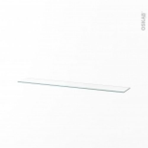 Etagere En Verre  Pour Armoire De Toilette L80Xp17 L767 X P13 X Ep 6Mm Hakeo