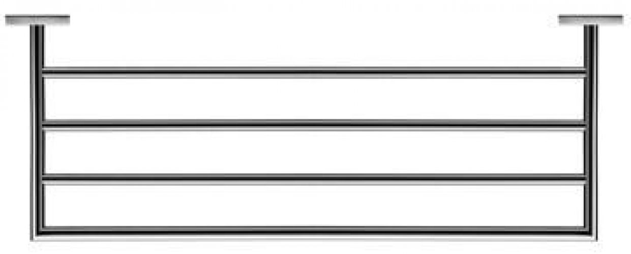 Etagère Salle de Bain Duravit Karree Porte Serviettes 600 mm