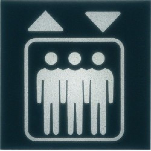 Etiquette voyant 2M ascenceur – APPAREILLAGE MURAL GALLERY HAGER WXA603