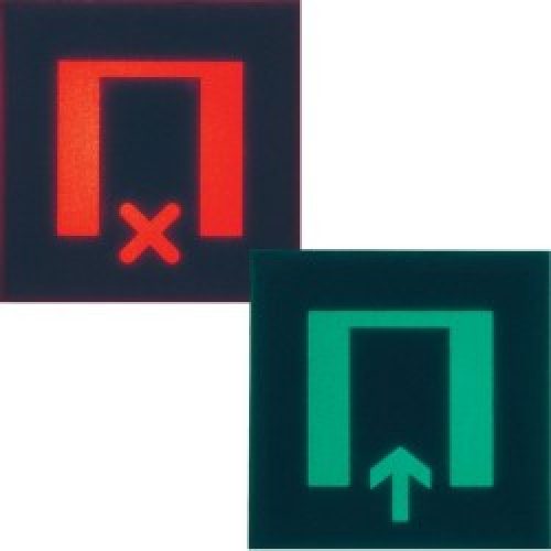 Etiquette voyant 2M salle – APPAREILLAGE MURAL GALLERY HAGER WXA605