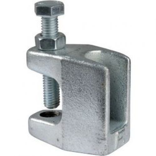 Etrier de fixation pour IPN, pour tige M10, max 380kg, vis M8x45mm