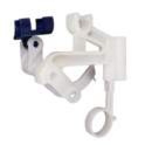 Etrier pour réservoir SCHWAB 192.0400 avec levier coudé 2 débits