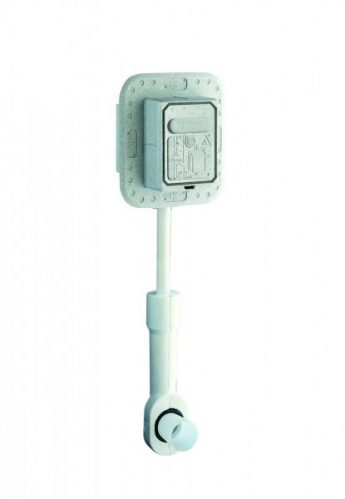 Evacuation WC Robinet Grohe de chasse pour WC Chromé fond plat 37157000