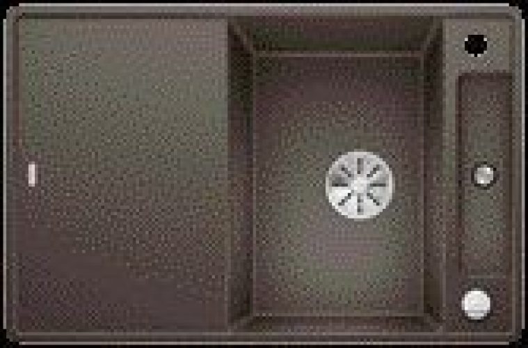 Evier Encastrable Blanco Axia III 45 S-F avec planche en bois (523193)