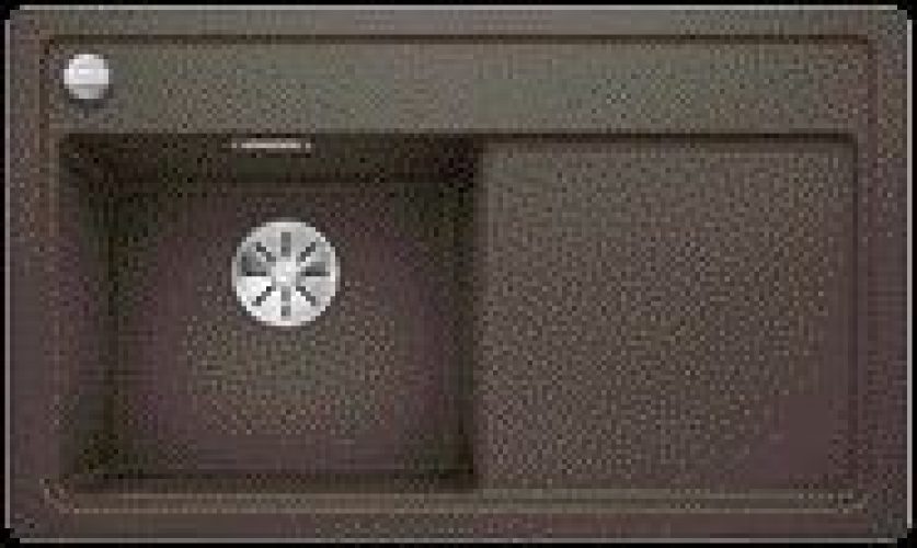 Evier Encastrable Blanco Zenar 45 S avec planche en verre égouttoir (523752)