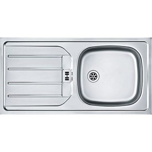 Evier Encastrable Franke Euroset 1 bac inox avec plage 860 mm 1010288026