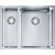 Evier Encastrable Franke ou à Poser Box 2 bacs inox 560 mm 1270361231