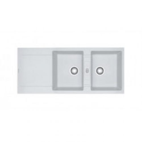 Evier Fragranit 116 X 50 cm 2 cuves 1 égouttoir Franke Maris