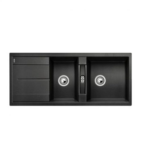 Evier granit anthracite BLANCO METRA 8 S 2 bacs