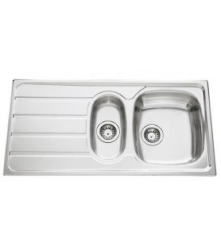 Evier inox Montebello avec vide sauce