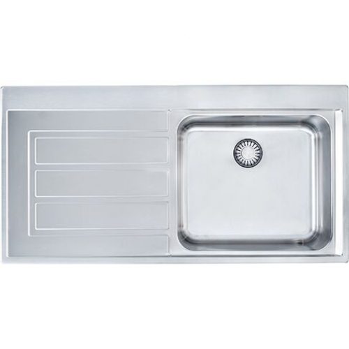 Evier à Poser Franke Epos 1 bac inox avec plage 1000 mm 1270380239
