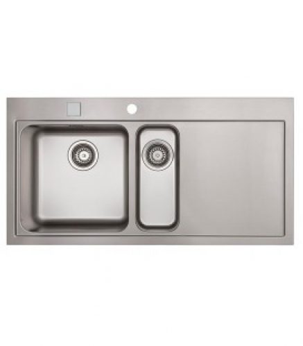 Evier Rieber LINEA 150 en inox, gauche