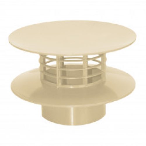 Extracteur statique PVC Ø100mm – Sable