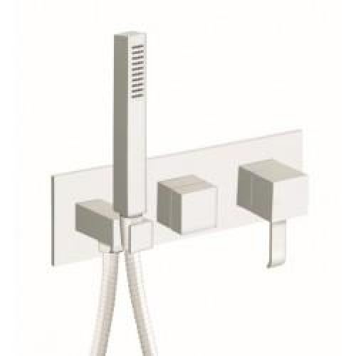 FACADE EXTERNE QUADRI DOUCHE MURALE 2 SORTIES SANS MECANISME – CRISTINA ONDYNA QM60824