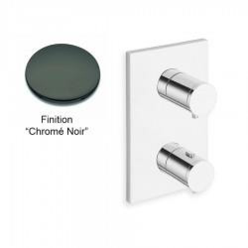 FACADE EXTERNE TRIVERDE LAITON 2 SORTIES CHROME NOIR – CRISTINA ONDYNA XT85272