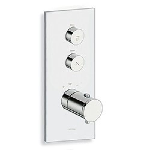 FACADE THERMO UP VERTICALE THERMOSTATIQUE 2 SORTIES CHROME TRIVERDE – CRISTINA ONDYNA XT72251