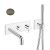 FACADE TRIVERDE BAIN DOUCHE MURAL 2 SORTIES METAL BROSSE EX TV108 – CRISTINA ONDYNA TV10277