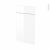 Facades De Cuisine 1 Porte 1 Tiroir N51 Bora Blanc L40 X H70 Cm