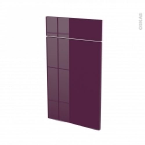 Facades De Cuisine 1 Porte 1 Tiroir N51 Keria Aubergine L40 X H70 Cm