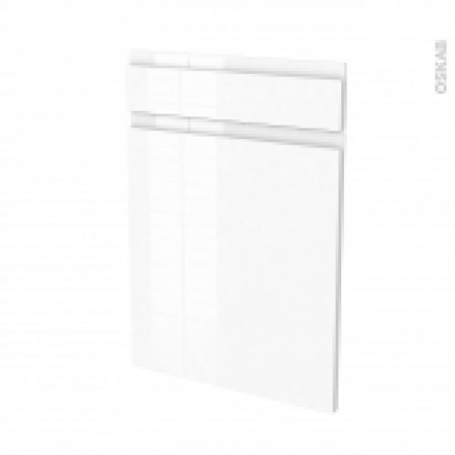 Facades De Cuisine 1 Porte 1 Tiroir N54 Ipoma Blanc Brillant L50 X H70 Cm