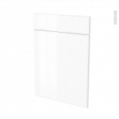 Facades De Cuisine 1 Porte 1 Tiroir N54 Iris Blanc L50 X H70 Cm