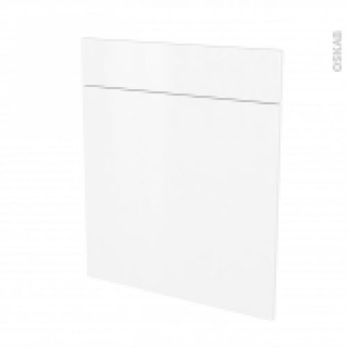 Facades De Cuisine 1 Porte 1 Tiroir N56 Ginko Blanc L60 X H70 Cm