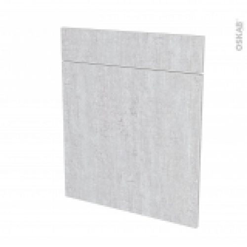 Facades De Cuisine 1 Porte 1 Tiroir N56 Hoda Beton L60 X H70 Cm