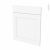 Facades De Cuisine 1 Porte 1 Tiroir N56 Static Blanc L60 X H70 Cm