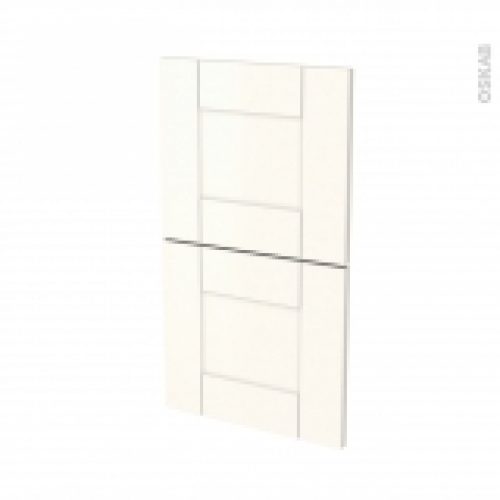 Facades De Cuisine 2 Tiroirs N52 Filipen Ivoire L40 X H70 Cm