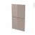 Facades De Cuisine 2 Tiroirs N52 Keria Moka L40 X H70 Cm