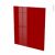 Facades De Cuisine 2 Tiroirs N57 Ivia Rouge L60 X H70 Cm