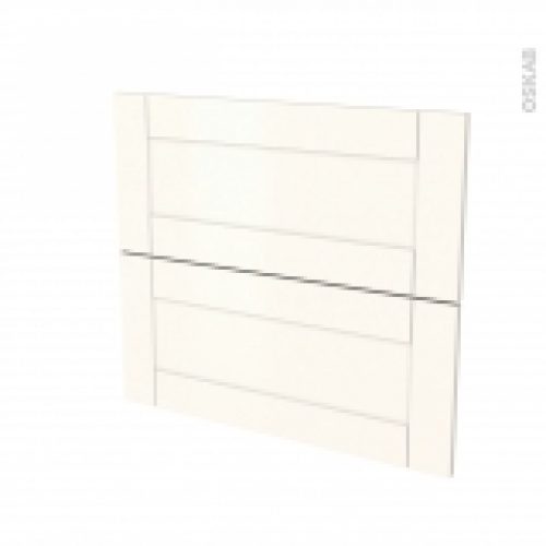 Facades De Cuisine 2 Tiroirs N60 Filipen Ivoire L80 X H70 Cm