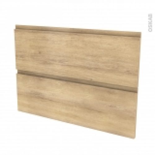 Facades De Cuisine 2 Tiroirs N61 Ipoma Chene Naturel L100 X H70 Cm