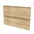 Facades De Cuisine 2 Tiroirs N61 Ipoma Chene Naturel L100 X H70 Cm