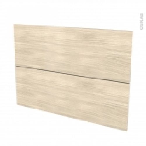 Facades De Cuisine 2 Tiroirs N61 Stilo Noyer Blanchi L100 X H70 Cm
