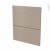 Facades De Cuisine 3 Tiroirs N58 Ginko Taupe L60 X H70 Cm