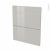 Facades De Cuisine 3 Tiroirs N58 Ivia Gris L60 X H70 Cm