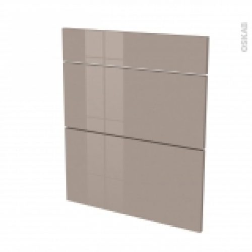 Facades De Cuisine 3 Tiroirs N58 Keria Moka L60 X H70 Cm