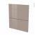 Facades De Cuisine 3 Tiroirs N58 Keria Moka L60 X H70 Cm