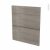 Facades De Cuisine 3 Tiroirs N58 Stilo Noyer Naturel L60 X H70 Cm