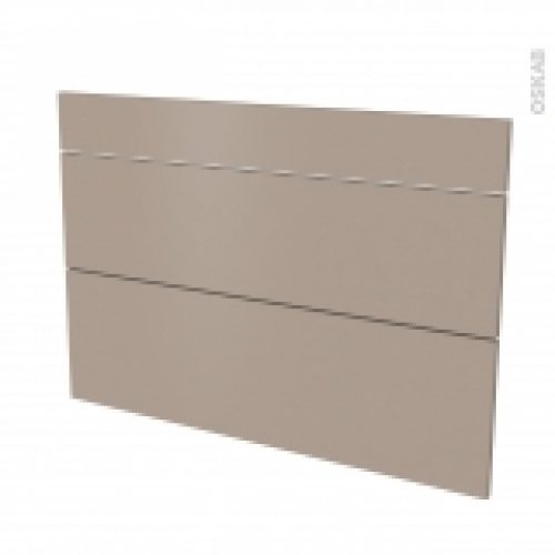 Facades De Cuisine 3 Tiroirs N75 Ginko Taupe L100 X H70 Cm