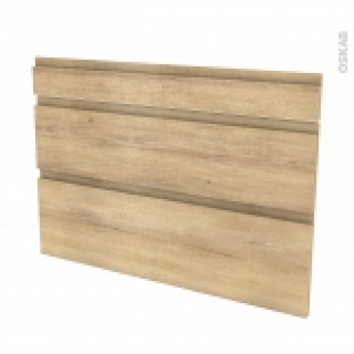 Facades De Cuisine 3 Tiroirs N75 Ipoma Chene Naturel L100 X H70 Cm