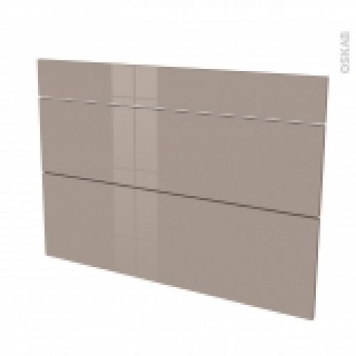 Facades De Cuisine 3 Tiroirs N75 Keria Moka L100 X H70 Cm