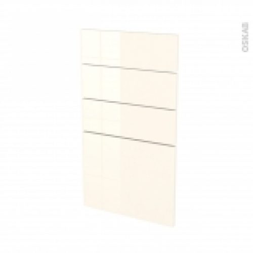 Facades De Cuisine 4 Tiroirs N53 Keria Ivoire L40 X H70 Cm