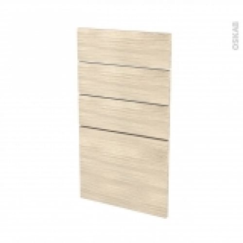 Facades De Cuisine 4 Tiroirs N53 Stilo Noyer Blanchi L40 X H70 Cm