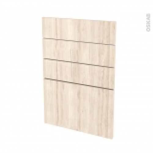 Facades De Cuisine 4 Tiroirs N55 Ikoro Chene Clair L50 X H70 Cm